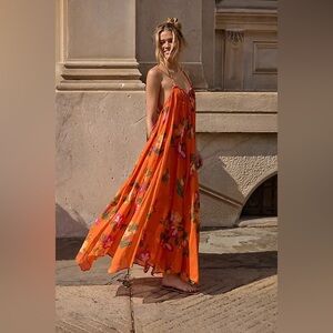 Free People Flora Fabuloso Maxi Dress, NWT, Size L